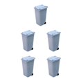 thumbnail image 3 of Youkk Plastic Desktop Trash Can - Convenient And Durable For Anywhere Healthy And Safe Wheelie Trash blue grey 5Set, 3 of 6