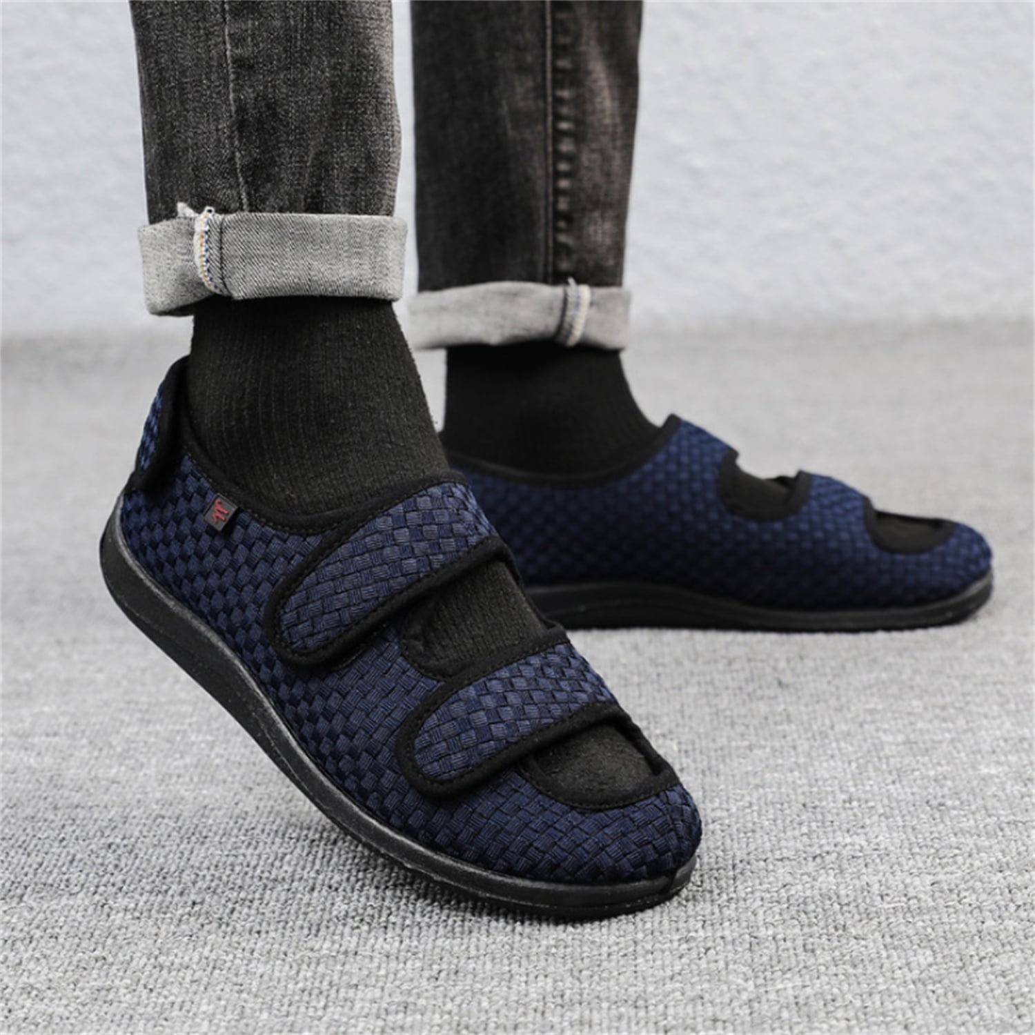YOURDIARY Mens Womens Diabetic Sandals, Extra Wide Walking Shoes Slippers for Edema Plantar Fasciitis Bunions Arthritis Swollen Feet