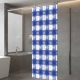 thumbnail image 3 of Rustic Farmhouse Window Privacy Film Indigo Blue Watercolor Lattice Decorative Glass Window Film UV Blocking Static Cling Non-Adhesive Sticker Covering for Home Door 29.5 x 78.7 inches, 3 of 8