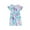 Light Blue, variant on Ulitacool 18-24 Months Flower Girl Dress Cartoon Dinosaur Print Dress Summer Short Sleeve Princess Round Neck Trend Outfits Light Blue