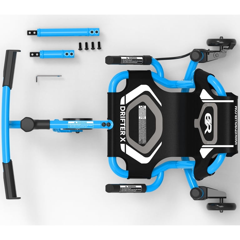 EzyRoller, Drifter X, Blue, Cambering Motion, Ride-On Toy