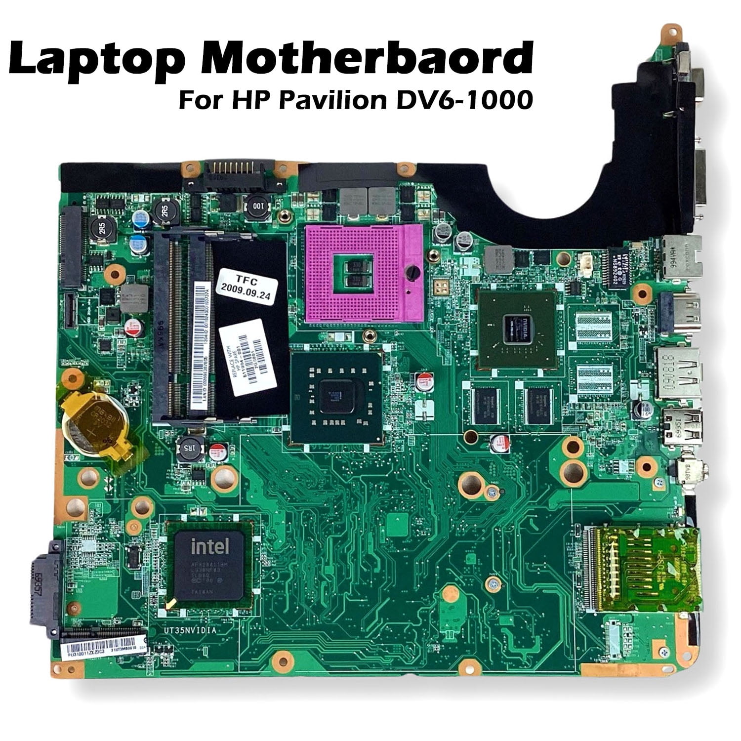 Pre-Owned HP Pavilion DV6 DV6-1000 Intel PM45 DDR2 s478 Motherboard 511864-001 31UT3MB0010