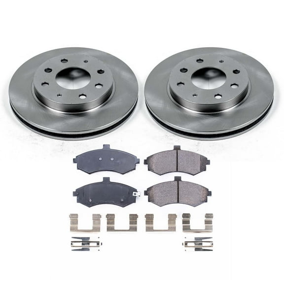 Ultimate Brakes Front Ceramic Brake Pad and Rotor Kit with Hardware WM80914