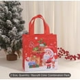 thumbnail image 4 of AZ 16pcs, Merry Christmas Nonwoven Gift Bag Gift Packaging Bag Party Gift Bag, Craft Tote Bag, Party Favors, 4 of 5