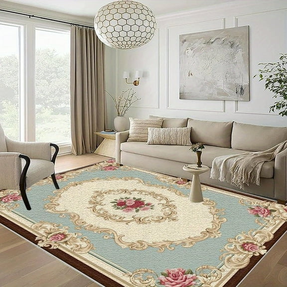 6.5'x10' living room carpet big carpet for living room area rug thick neutral area rug pure cozy area rug