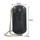 thumbnail image 2 of Bolso bandolera pequeño para mujer, monedero para teléfono móvil, cartera, correa de cadena, funda con cordón, 2 of 5