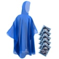 thumbnail image 1 of Ponchos de lluvia desechables Hagon PRO, paquete de 5 para adultos, 1 of 7