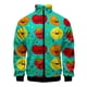 thumbnail image 3 of Chaqueta con cremallera y estampado 3D de frutas divertidas, chaquetas de manga larga para hombres y mujeres, ropa de moda con cuello alto, sudaderas casuales para hombres, abrigos para hombres, 3 of 5