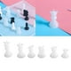thumbnail image 4 of 7pcs Tablero de ajedrez de resina s con piezas de ajedrez Piezas de ajedrez Ajedrez licencia de ajedrez de escultura para DIY Ep perfecl Tablero de ajedrez que hace molde, 4 of 8