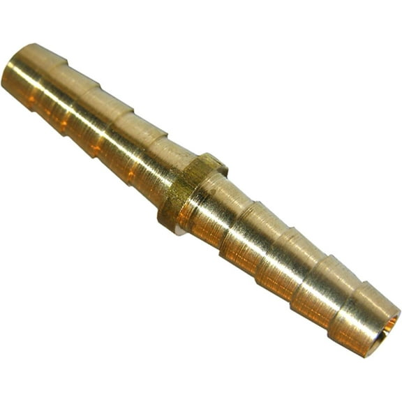 LASCO 17-7507 3/16-Inch Hose Barb by 3/16-Inch Hose Barb Brass Coupling