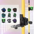 thumbnail image 4 of 13 Ft./4m Telescoping Pole with 1/4-Inch by 20-Inch Laser Mount, Adjustable Laser Level Mounting Pole for Rotary and Line Lasers（YELLOW), 4 of 6