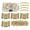 Gold, variant on Sawtooth Picture Frame Hangers Double-Sided Serrated Design with Flat Head Screws, 100 Piece Metal Hanger and 200 Piece Screw Set for Photo Frames, Mirrors and Wall Decor Gold