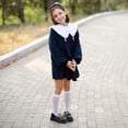 thumbnail image 3 of BIGWOW Girls Chunky Loafers Penny Loafers School Uniform Slip On Chain Dress Shoes Black 1 Big Kid, 3 of 6