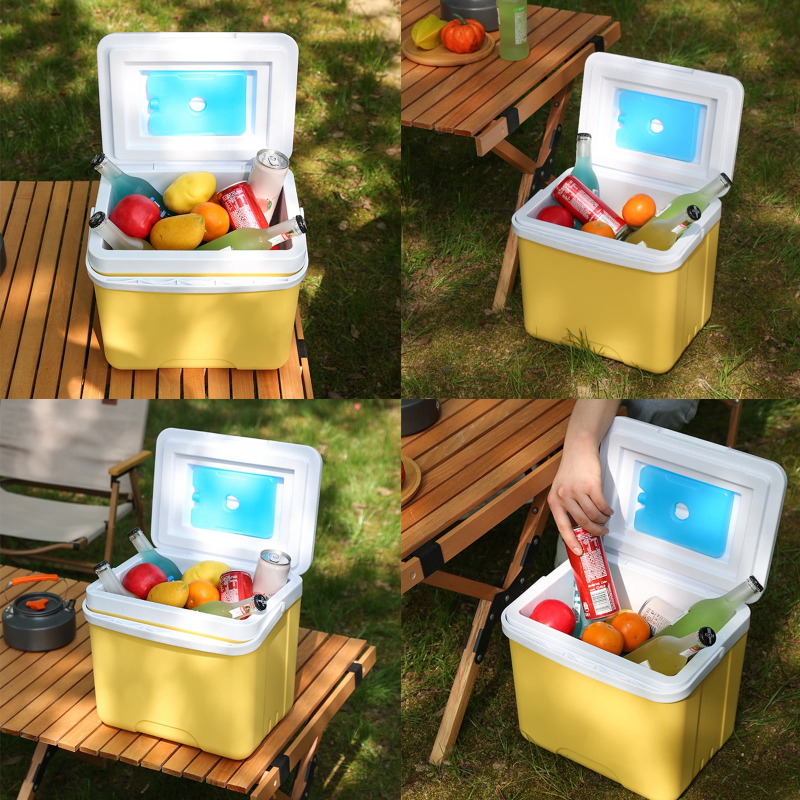 6L Camping Insulated Coolers Box Ice Coolers Bucket Leakproof Storage Container Large Capacity Freezers Easy to Use