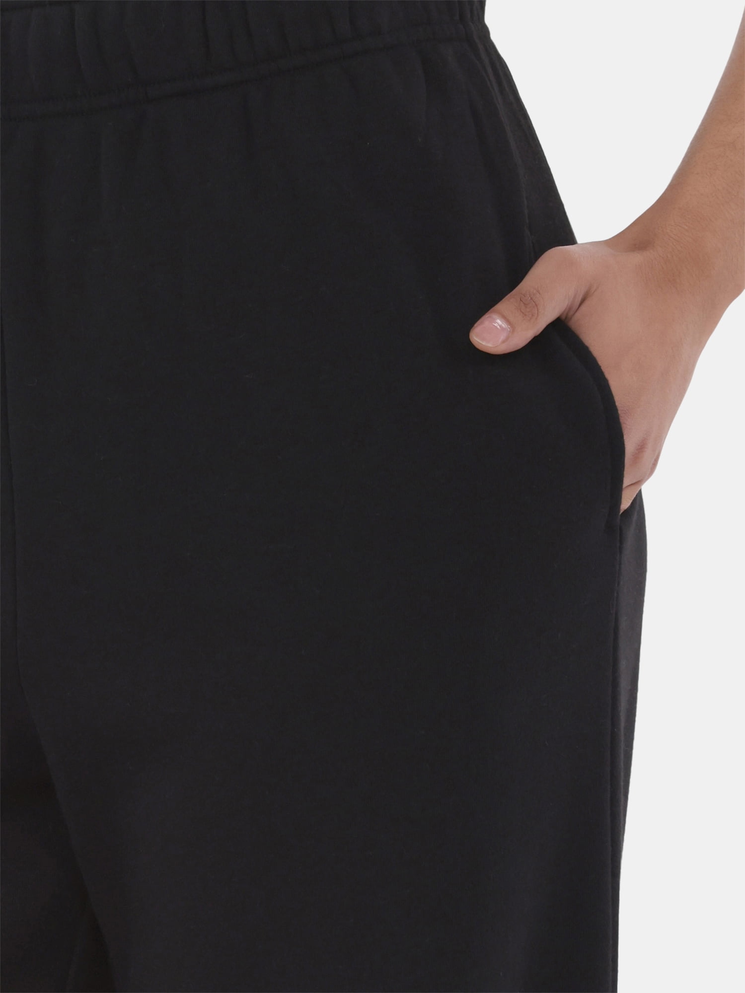 No Boundaries Wide-Leg Fleece Pants, 30” Inseam, Women’s and Women’s Plus