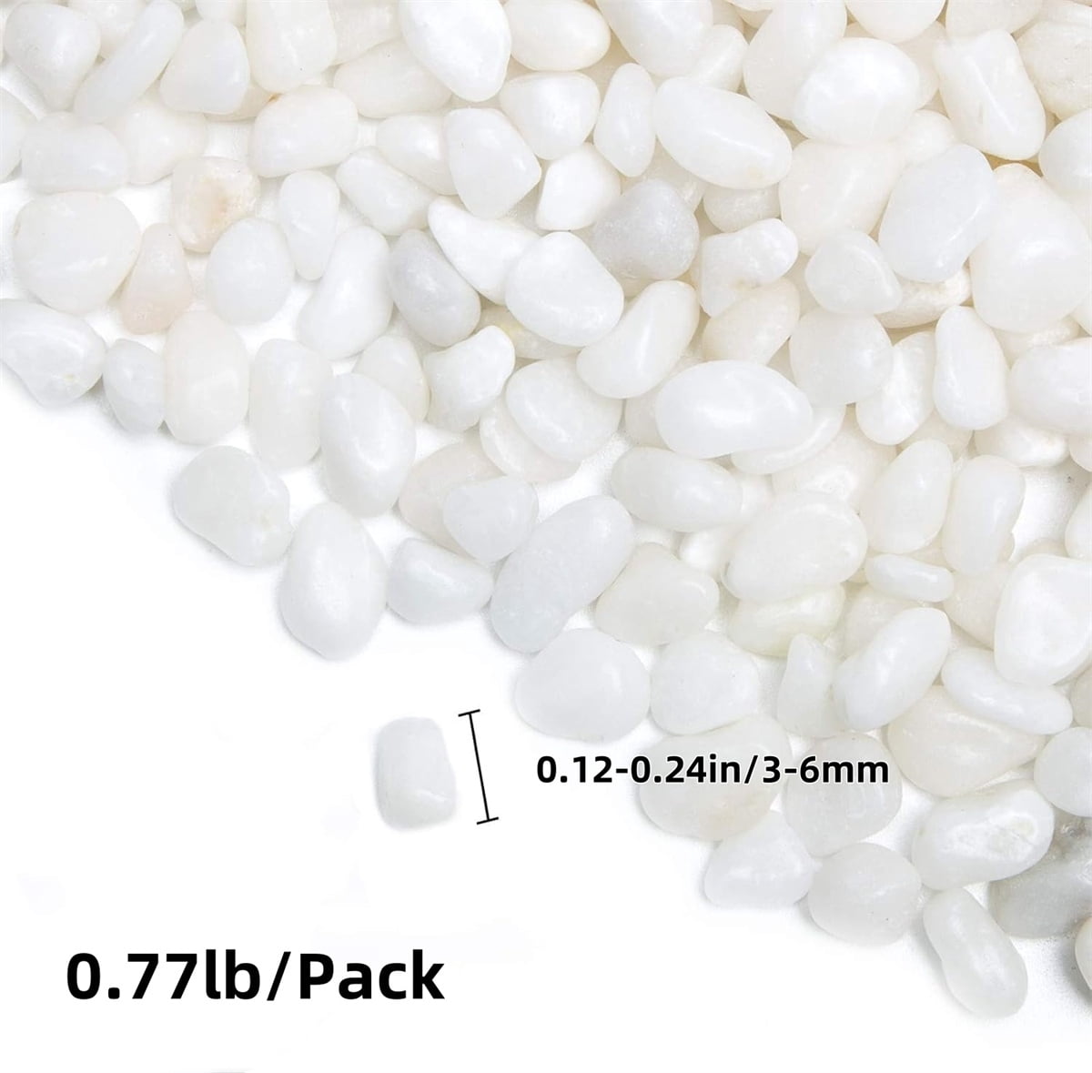 Perlite for Gardening,0.12-0.24"/3-6mm Potted Granular Gravel,Succulent Gravel,Perlite for Plants,Vases,Gardening,350g/0.77lb