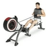 Marcy Foldable Turbine Rowing Machine Rower with 8 Resistance Setting and Transport Wheels NS-6050RE