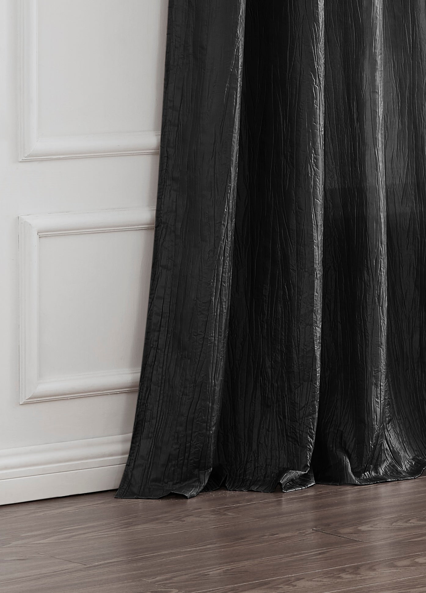 Dainty Home 2-Pack Light Filtering Grommet Curtain Panels, Crushed Taffeta, 54"x84"