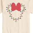 thumbnail image 3 of Disney - Christmas Lights Minnie Head - Men's Short Sleeve Graphic T-Shirt, 3 of 5