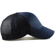 Flexfit Fitted Mesh Big Trucker Hat (Navy)