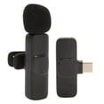 thumbnail image 4 of Micrófono de solapa inalámbrico USB C Plug Play Emparejamiento automático Mini micrófono de solapa tipo C para teléfono PC Tablet K8, 4 of 10