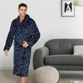 thumbnail image 4 of Intimo Men's Paisley Corel Robe, 4 of 5