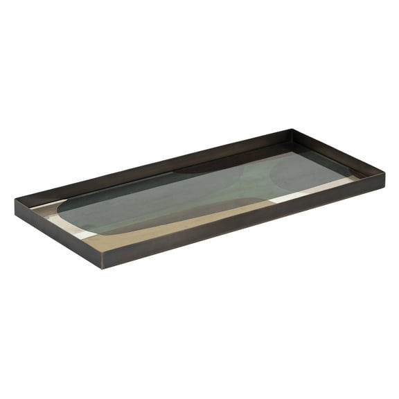 Elk Home 21.25-Inch Wide Gresham Bowl - Tray, Contemporary, Bronze