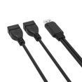 thumbnail image 3 of USB 2.0 2 Doble Conector USB Y Cable Del Cable De Alimentación Del Concentrador Divisor perfke  Cable divisor USB, 3 of 9