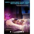 thumbnail image 3 of Nice Dream Mermaid Night Light for Kids, 3D Illusion Lamp Nursery LED Light, Remote Control 16 Color Changing Dimmable, Christmas Gifts for Girls Boys, 3 of 4