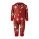 thumbnail image 2 of Conjunto de pijama navideño familiar a juego Fiomva, pijama navideño con estampado de renos a cuadros, ropa de dormir para mujeres, hombres y niños, 2 of 8