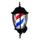 thumbnail image 1 of Poste de barbero, iluminación giratoria, impermeable, clásico, montaje en pared, rayas rojas, peluquería, letreros abiertos, letreros de , peluque, 1 of 7