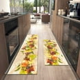 thumbnail image 2 of Farmhouse Kitchen Rugs Set of 2, Fruit Apple Kitchen Rugs and Mats Non Skid Washable, Farmhouse Kitchen Decor and Accessories,Country Fruit Runner Rugs (17"x47"+17"x30"), 2 of 6