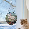 thumbnail image 5 of Happy Piglet: Stained Glass-Style Christmas Ornament - Made With Real Glass, Stained Glass Ornament 2025, Holiday Decoration, Seasonal Keepsake Gift, Unique Collectible, Window, 5 of 6