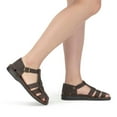 thumbnail image 2 of Daniel - Leather Fisherman Sport Sandal | Brown Nubuck, 2 of 5