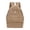 Khaki, variant on Women Casual Backpack Medium Size Back Pocket Versatile Schoolbag College Travel Work Top Handle Corduroy Bookpack Pink