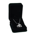 thumbnail image 2 of Women's Funeral Stainless Steel Crystal Rhinestone Butterfly Heart Cremation Ashes Holder Keepsake Memorial Pendant Necklace with Funnel Kit and Velvet Jewelry Kit, 2 of 12