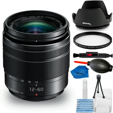 Panasonic Lumix G Vario 12-60mm f/3.5-5.6 ASPH. POWER O.I.S. Lens - UV Filter