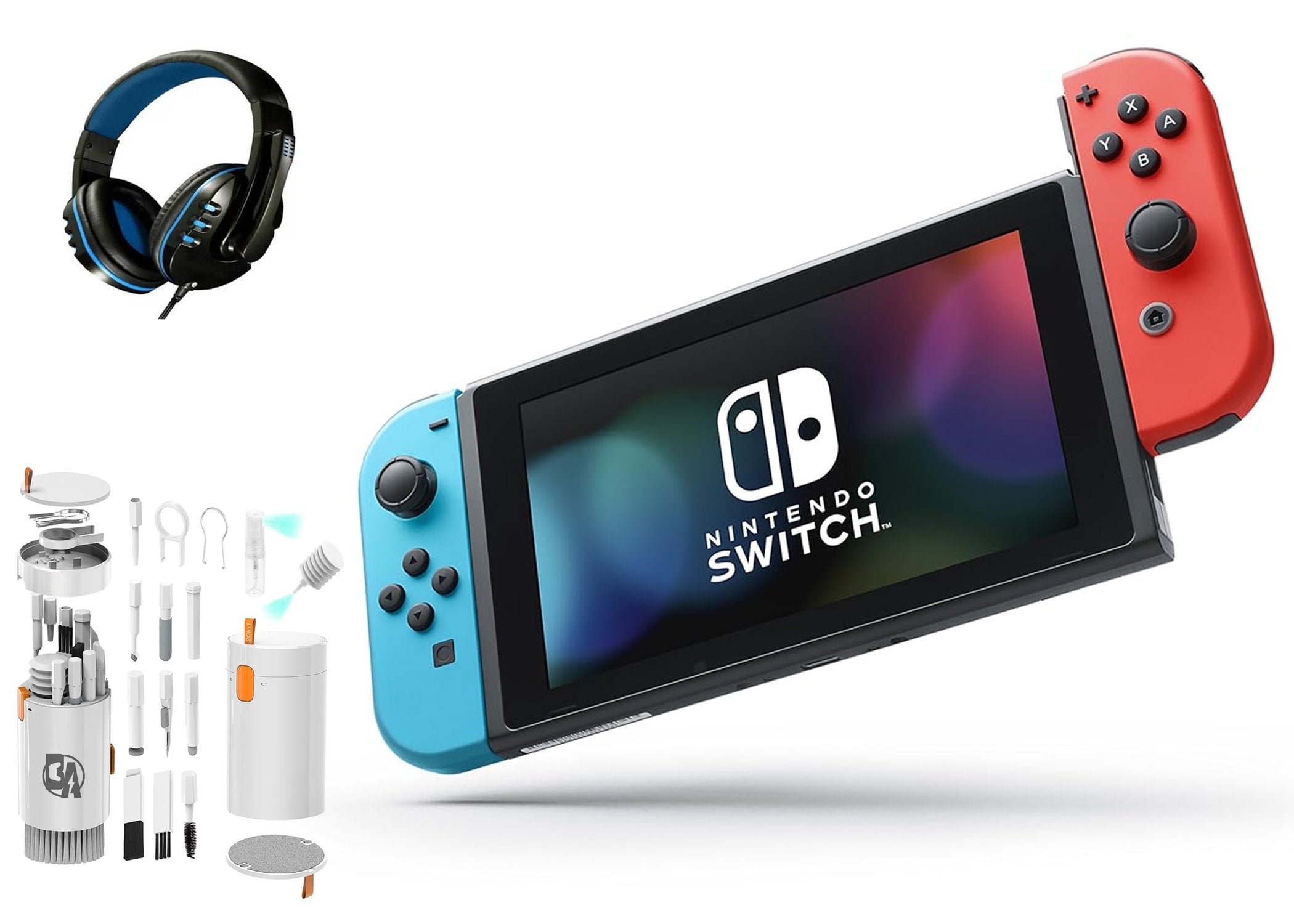 Pre-Owned Nintendo Switch - Neon Blue and Neon Red Joy-Con with