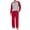 13-Red, variant on MINTREUS Men's Pajama Set Lightweight Sleepwear Long Sleeve Shirts and Bottoms Soft Comfy Pjs with Pockets