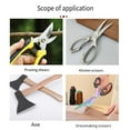 thumbnail image 4 of Kitchen Shears, Garden Cutting Tool Sharpener, Multi-Functional, Portable, Ideal for Fruit Shears, Kitchen Knives, Home Gardening, Durable Tool, Left Handed Scissors for Young Users 8-12, 4 of 5