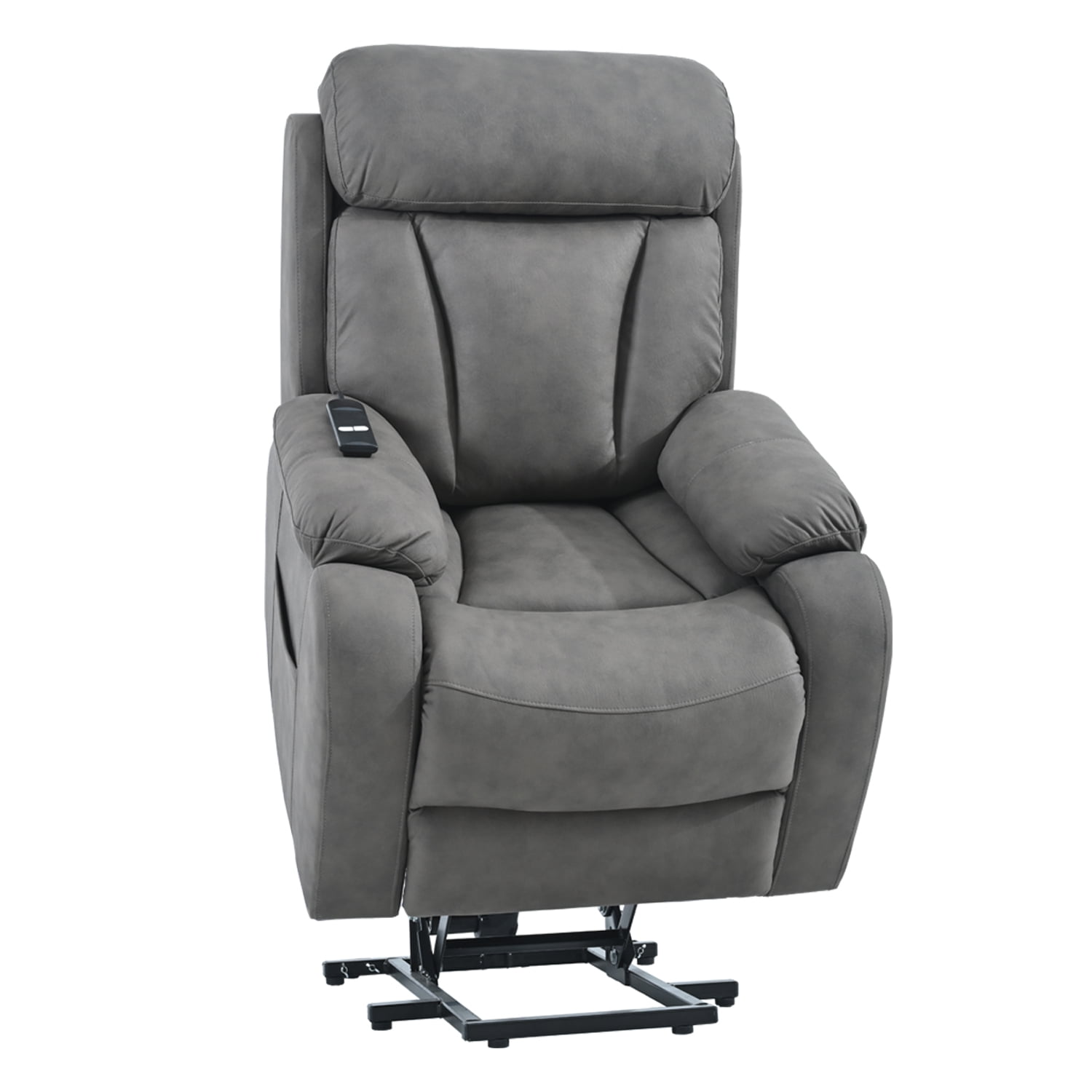 Resenkos Massage Recliner Chair, Fabric Recliner Sofa Home Theater Seating with Lumbar Support, Power Lift Recliner Chair for Living Room, Brown-1 Resenkos Massage Recliner Chair, Fabric Recliner Sofa Home Theater Seating with Lumbar Support, Power Lift Recliner Chair for Living Room, Brown-1