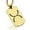 Gold, variant on Stainless Steel Tin Alchemy Symbol Dog Tag Pendant Necklace