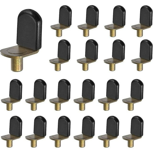 Bronze Shelf Pins, Glass Supports Furniture Cabinet Closet Bookcase Shelf Bracket-style Pegs 30 Pac