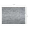 thumbnail image 6 of Unique Bargains 6 Pack Plastic Placemats for Dining Table Decor Dark Gray 17.7x11.8inch, 6 of 6