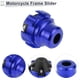 thumbnail image 5 of Protector de guardabarros de aleación de aluminio de 15.6mm para slider de marco de motocicleta, protección contra choques, 54mm 57mm, azul, 2 Pcs, 5 of 7