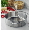 thumbnail image 3 of GreenPan Tri-Ply Stainless Steel Covered Sauce Pan, 4.7 L (5 qt.), 3 of 5