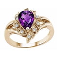 thumbnail image 2 of Tommaso Design� Genuine Amethyst Ring, 2 of 9