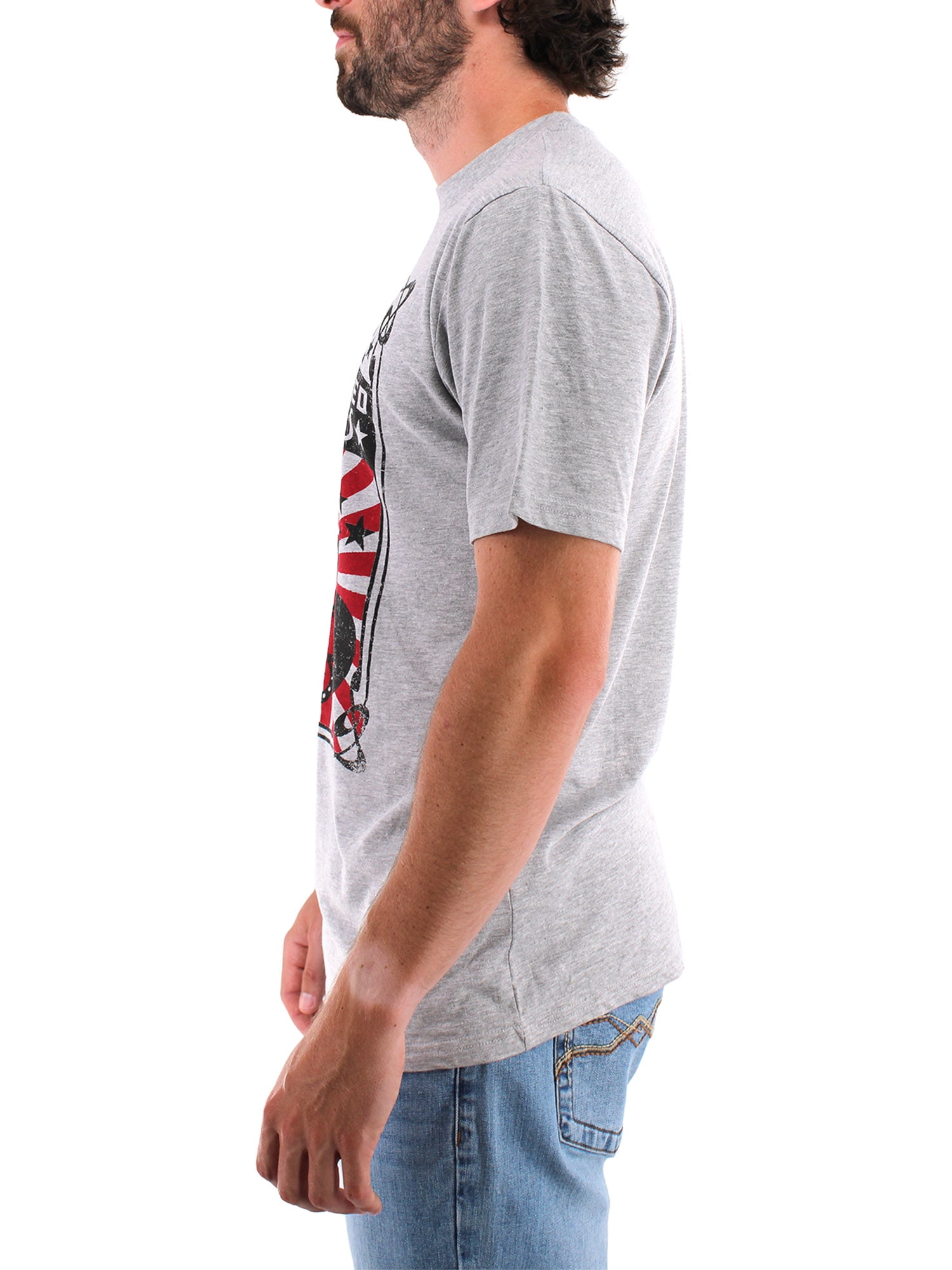 10Stone Anthem Short Sleeve Graphic Tee, Heather Gray, S-3XL