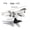 F14-White, variant on Simulation Scale F-14 AH-64 A10 F35 F22 F-18 Super Hornet Fighter Jet Die-cast Aircraft Assembly Plastic Model for Creative Gift