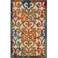 thumbnail image 3 of Nourison Aloha Indoor/Outdoor Transitional French Country Multicolor 2'8" x 4' Area Rug, (3' x 4'), 3 of 10